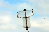 A Sode kite flying